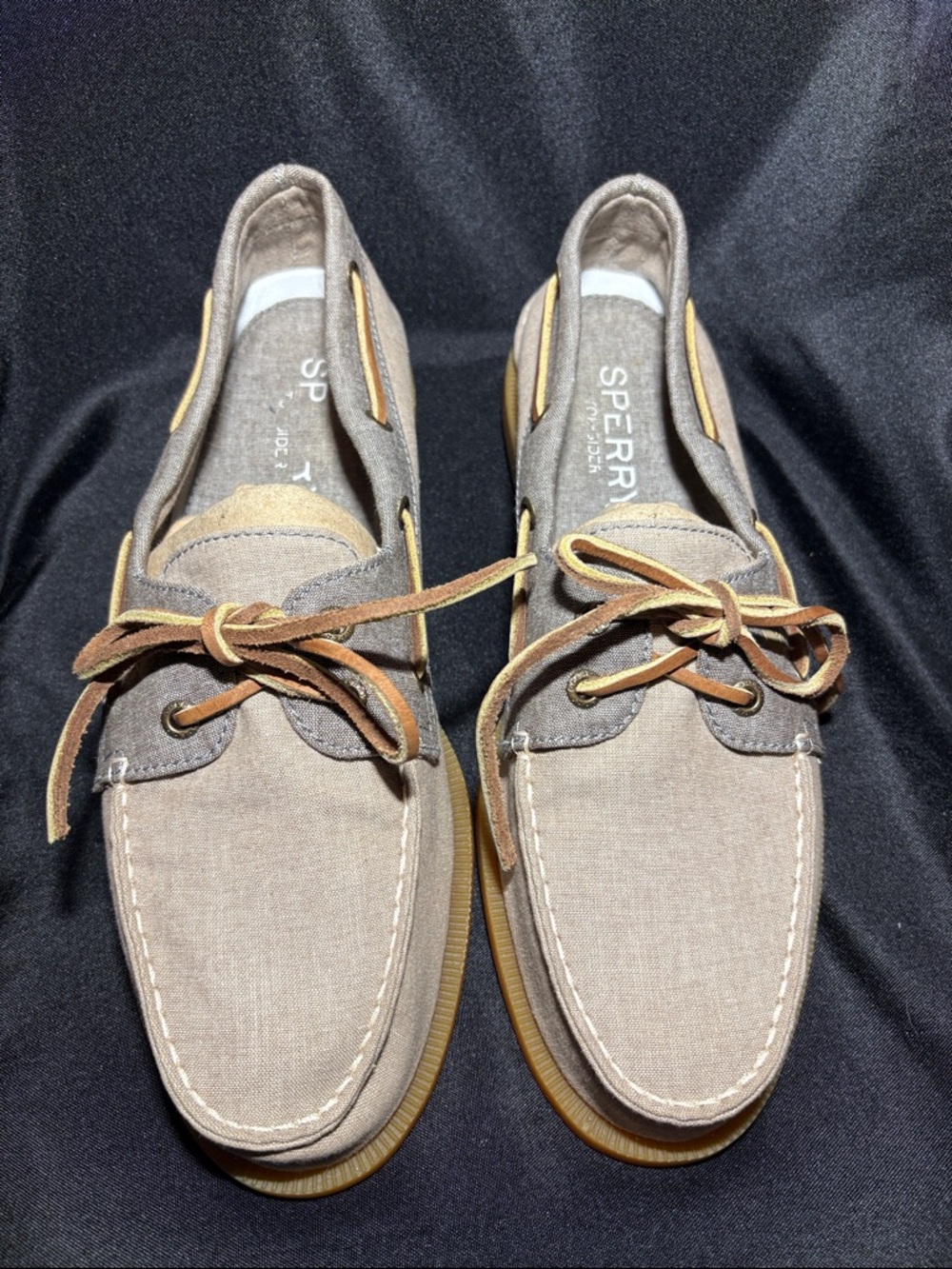 Men’s Sperry Linen Topsider, Size 9.5